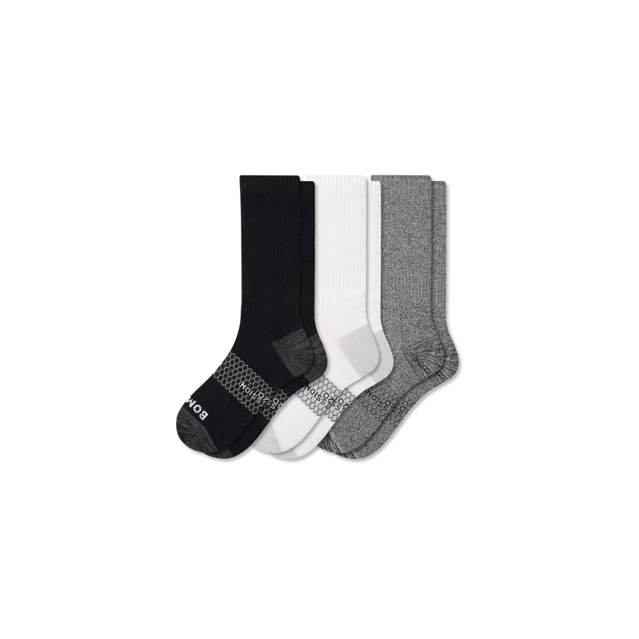 Men’s Everyday Compression Calf Sock 3-Pack (15-20mmHg) - Steady Motion Hold
