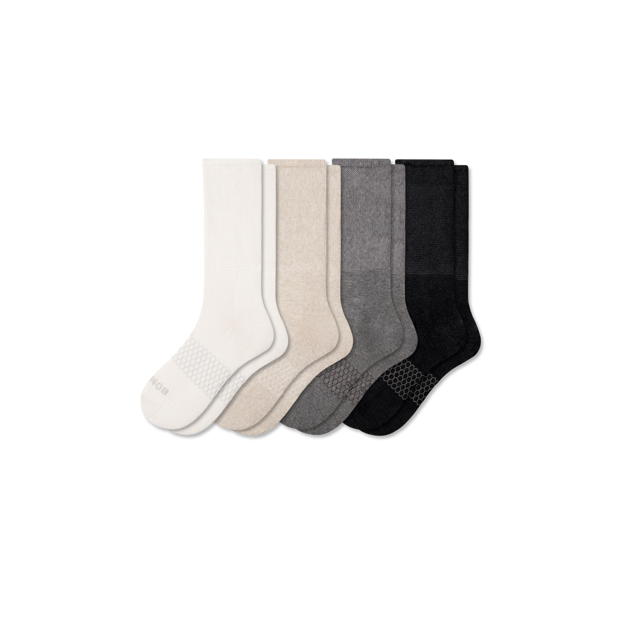 Women's Wide Calf Sock 4-Pack - Daily Recovery Rotation