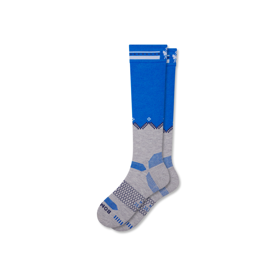 Men's Full-Cushion Merino Wool Blend Ski & Snowboard Socks - Easy Low Cut Pair