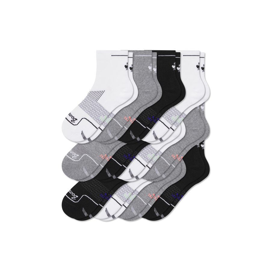 Women's Run Quarter Sock 12-Pack - Cozy Fit