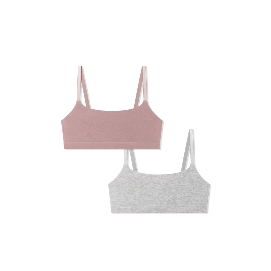 Women’s Super Soft Scoop Bralette 2-Pack - Gentle Shape