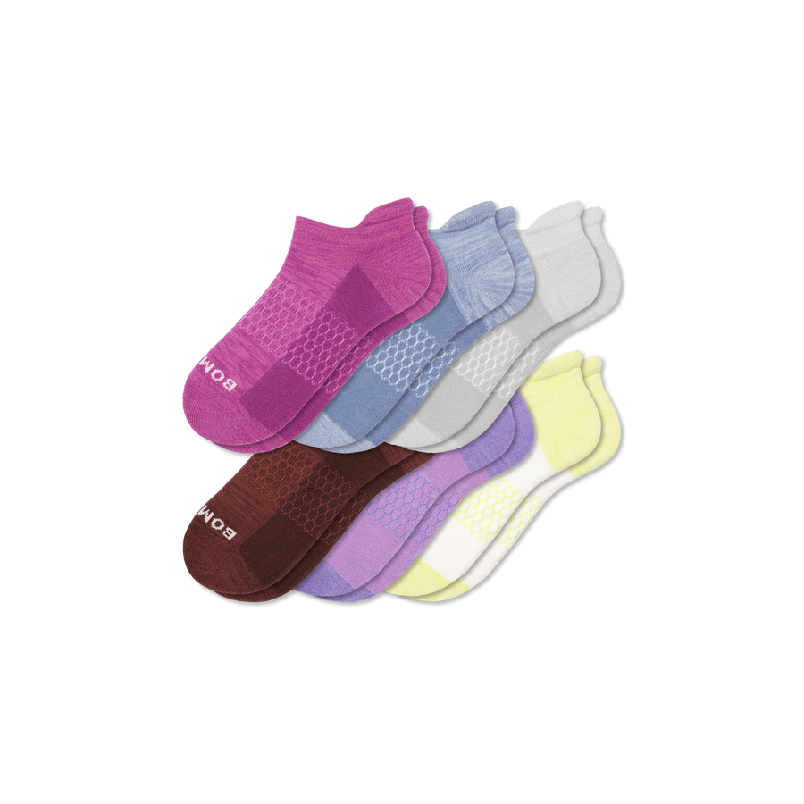 Women’s Two Tone Ankle Sock 6-Pack - Daily Trail Cushion