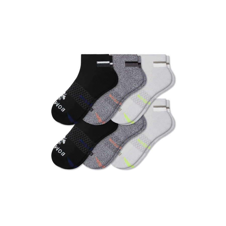 Men's Performance Compression Ankle Sock 6-Pack - Dynamic Workout Control
