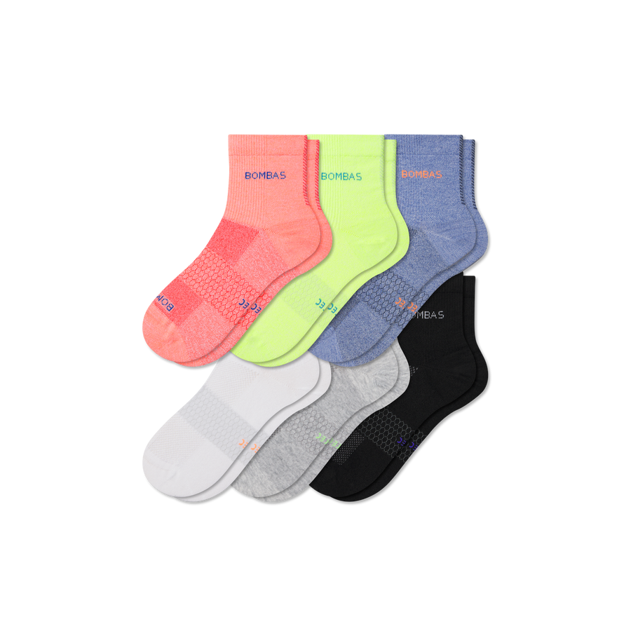 Men's UltraLite Sport Quarter Sock 6-Pack - Steady Home Rotation