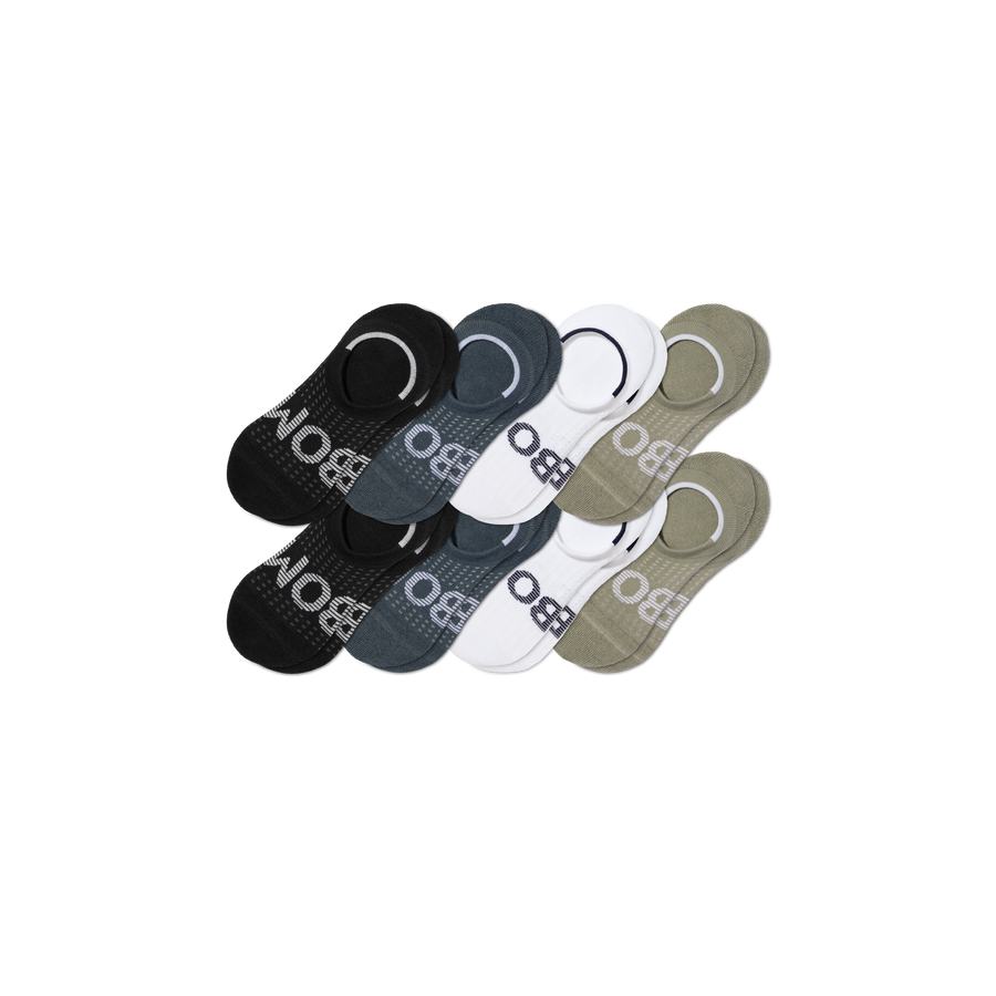 Men's All Sport Cushioned No Show Sock 8-Pack - Modern No Show Step