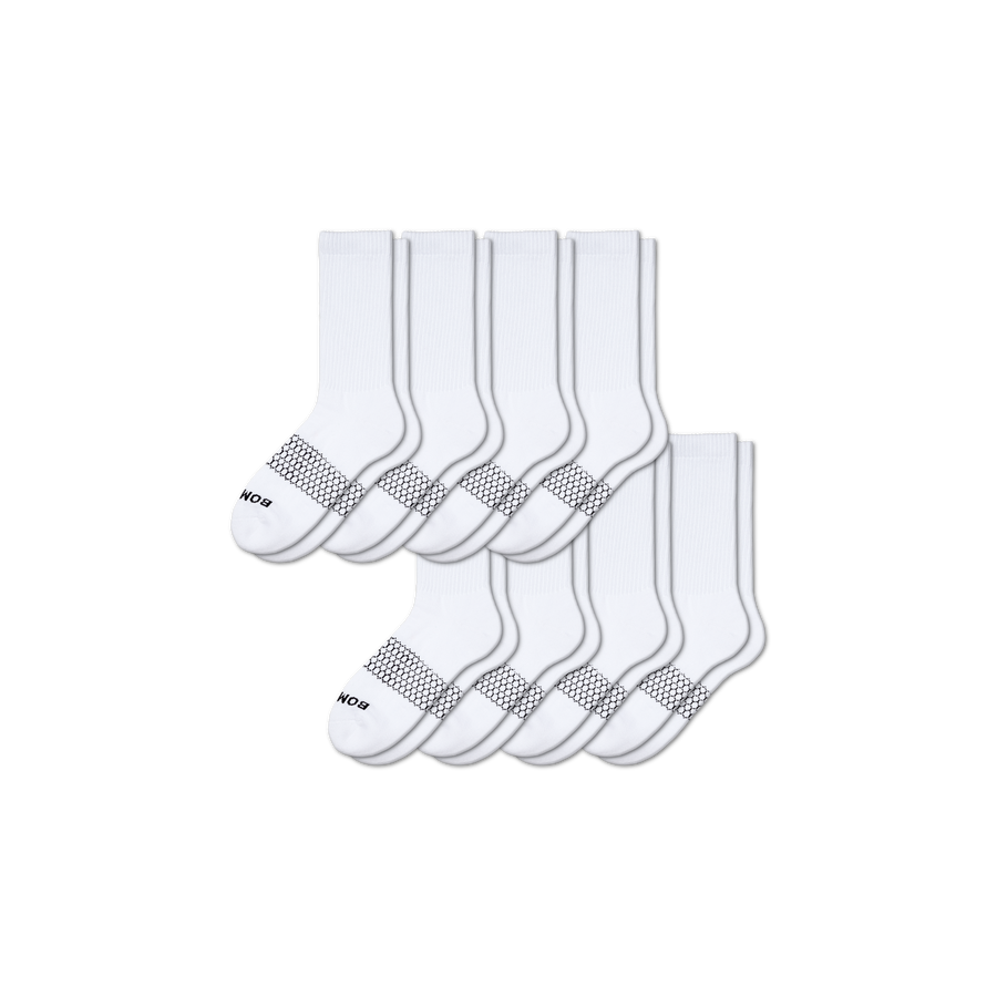 Men's Solids Calf Sock 8-Pack - Classic Run Cushion